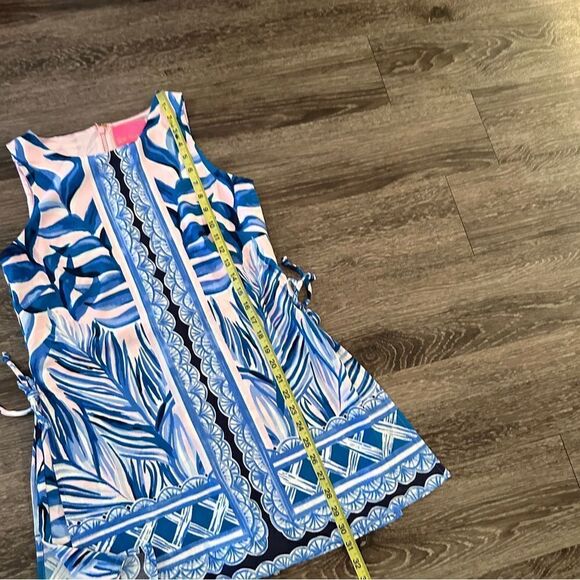 Lilly Pulitzer Donna Romper High Tide Navy Holy Flockamolie  Romper - Picture 6 of 6